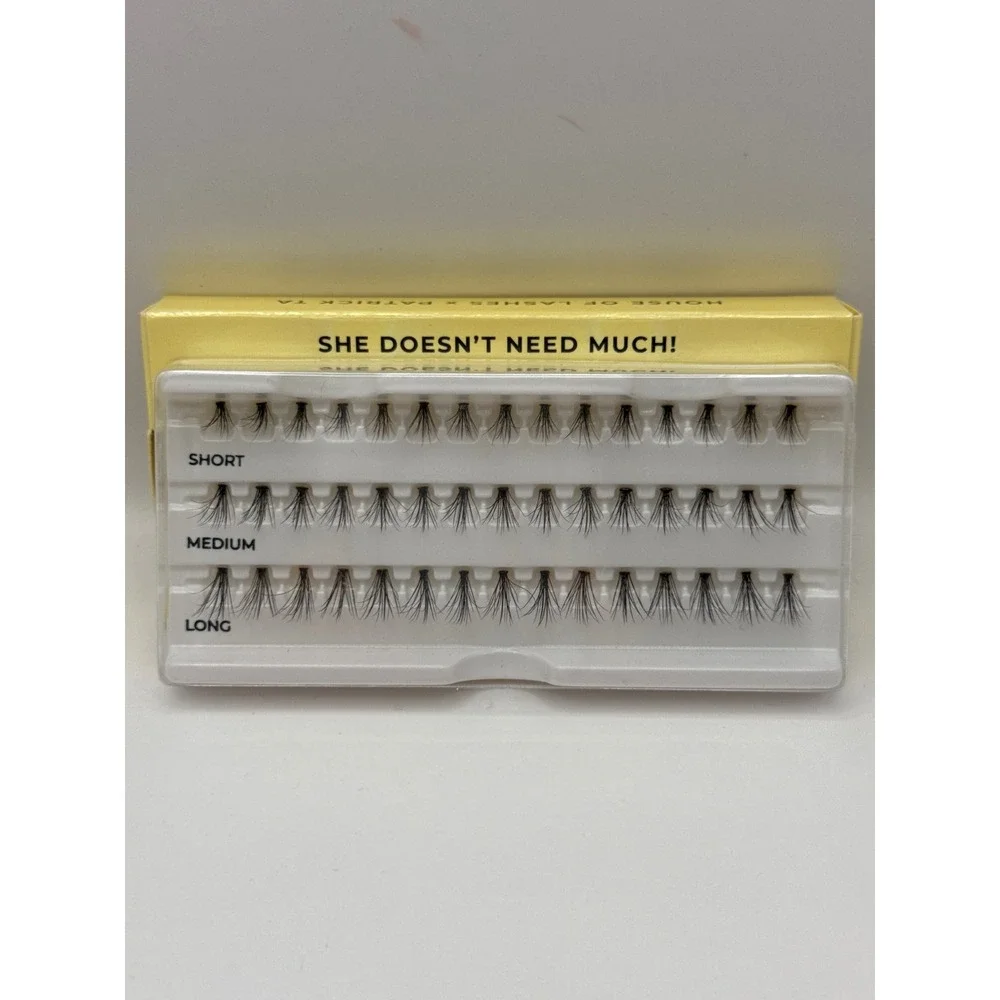 House of Lashes x Patrick Ta She Doesnt Need Much Individual Lashes 2 Pack Black